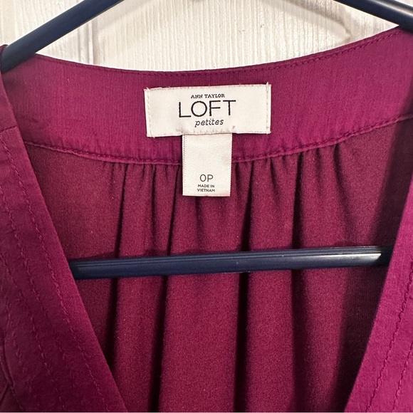 LOFT Magenta Dress - Picture 4 of 6